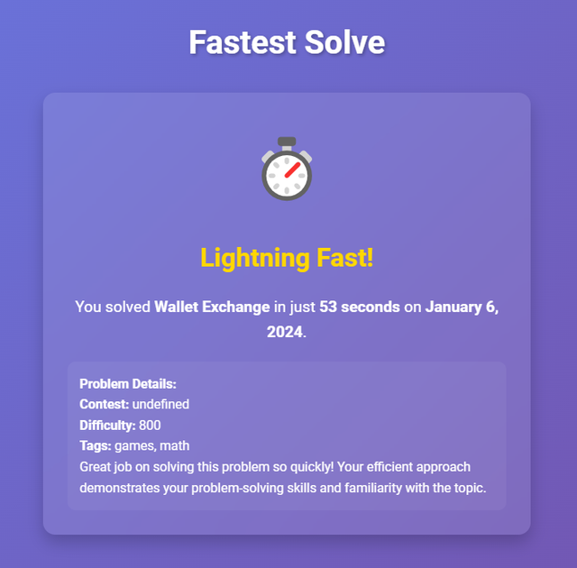 Fastest-solve